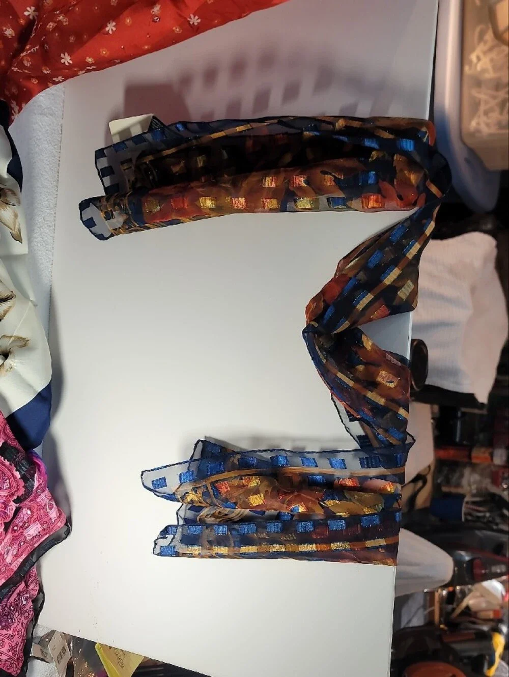 7 Women's Fashion Scarves - Mixed Color Collection - NWT & NWOT